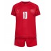 Dänemark Christian Eriksen #10 Fußballbekleidung Heimtrikot Kinder WM 2022 Kurzarm (+ kurze hosen)